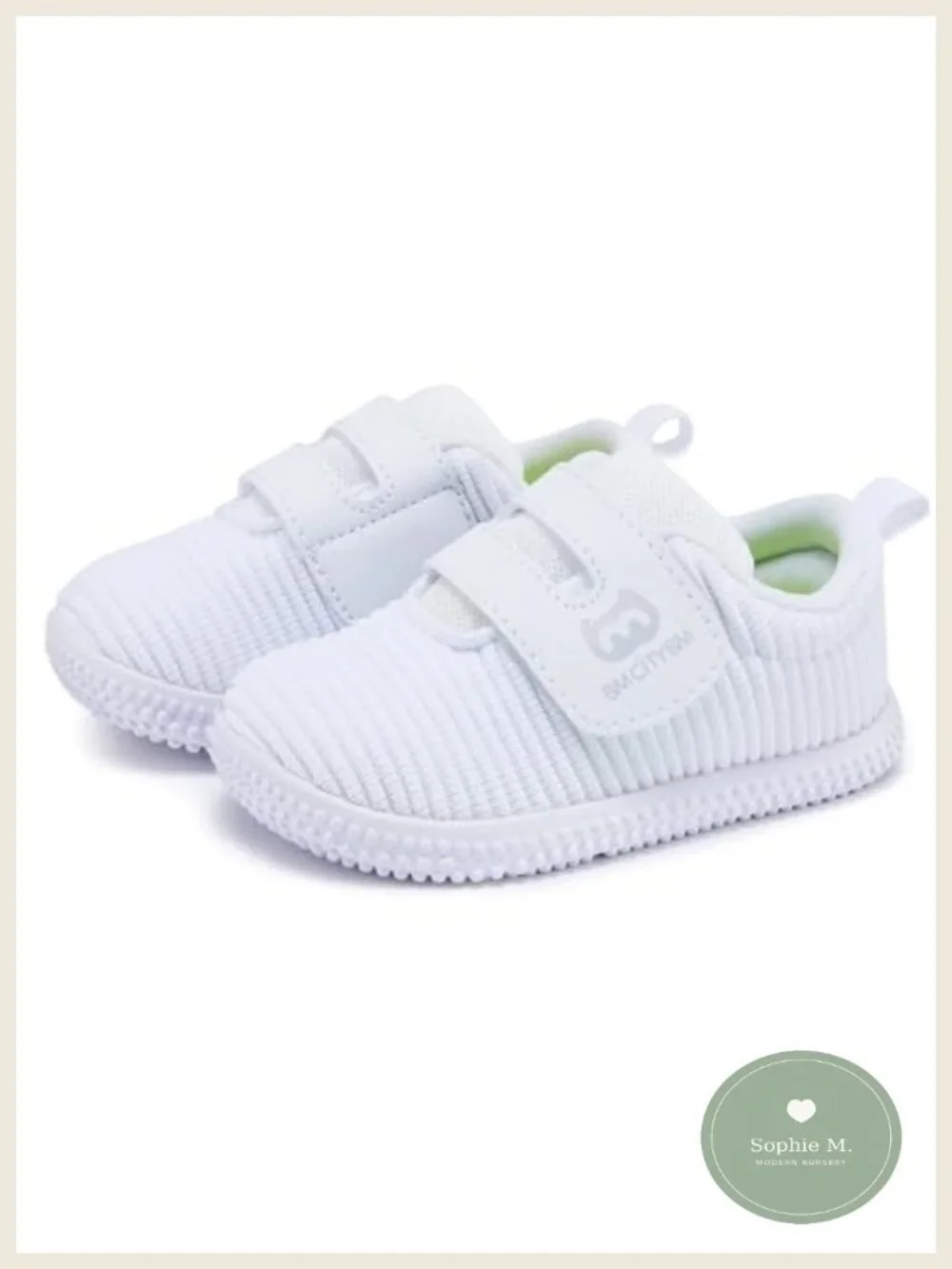 Baby Walking Shoes First Walkers Toddler Sneakers Breathable Non-Slip Hook &